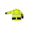 Radians Radians RW32-3Z1Y Heavy Duty Rip Stop Waterproof Rain Jacket, Hi-Viz Lime, 4XL RW32-3Z1Y-4X - alternate 1
